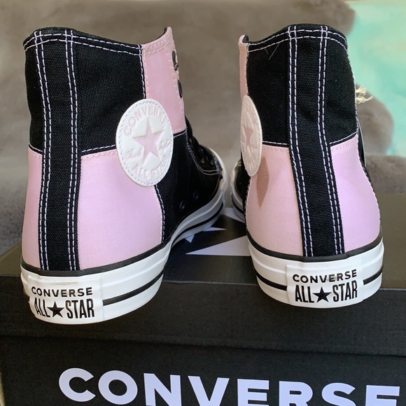 CONVERSE CTAS HI BLACK/MAGNET BLACK/WHITE MENS - Picture 13 of 16